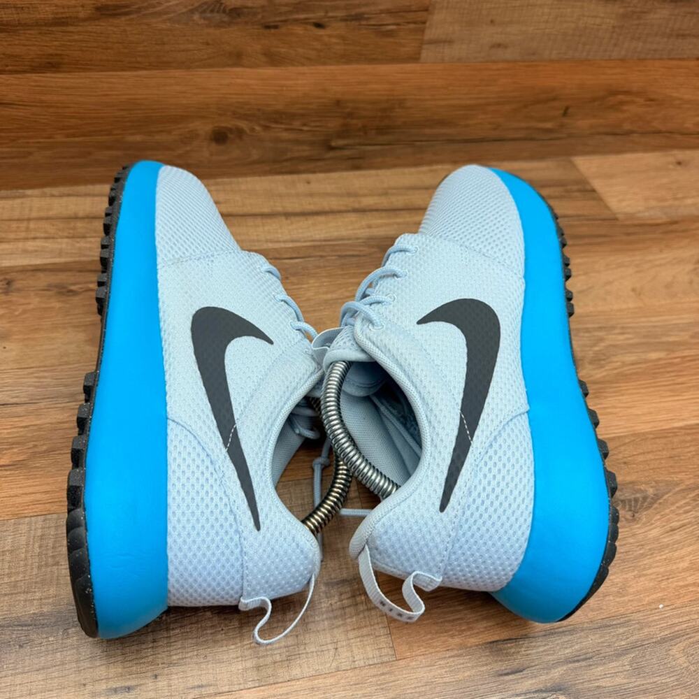 Nike Roshe 2 G Spikeless Golf Men's Size 7.5 Blue Lightning Gray Lace Up Shoes - Picture 3 of 7